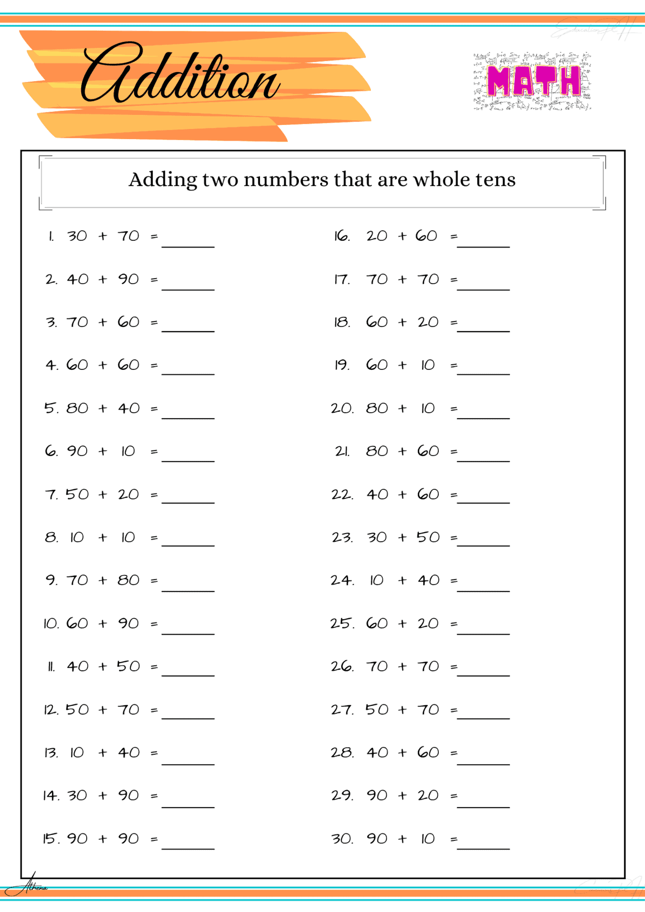 5th Grade Remedial Math Worksheets