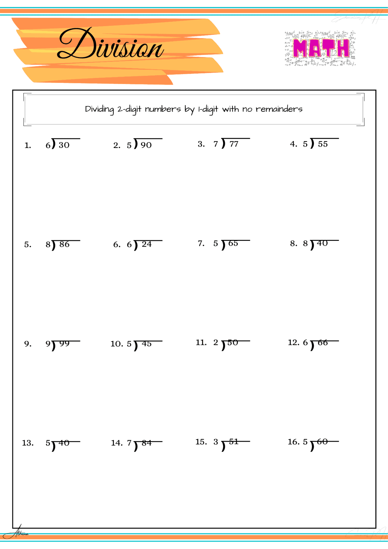 Grade 4 Math | Division IV